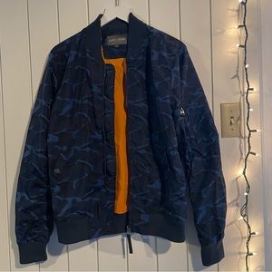 Slate & Stone blue camo jacket sz M